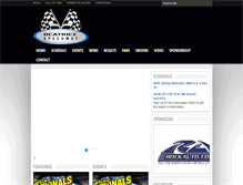 Tablet Screenshot of beatricespeedway.com